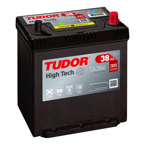 Tudor TA386 battery 12V 38Ah 